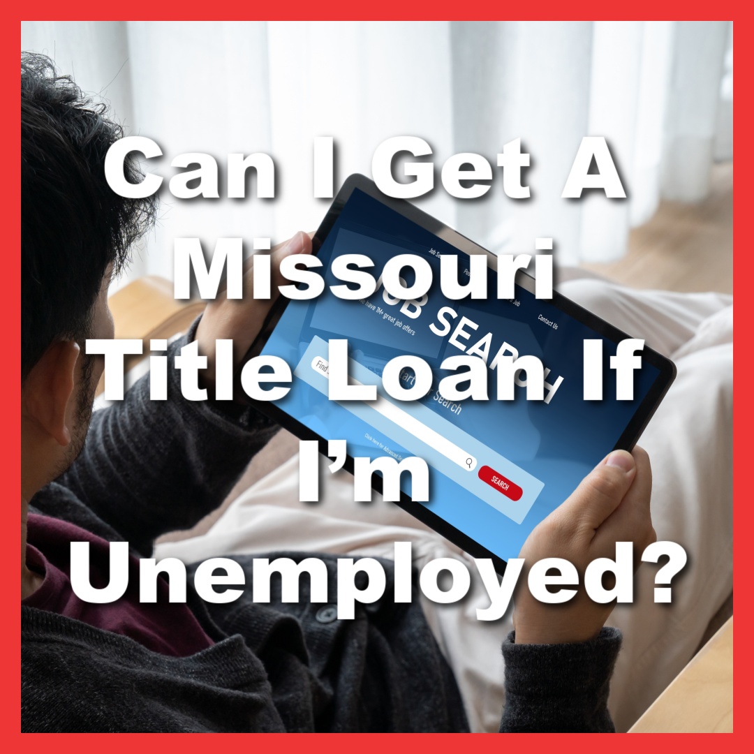 unemployed man searches for a job